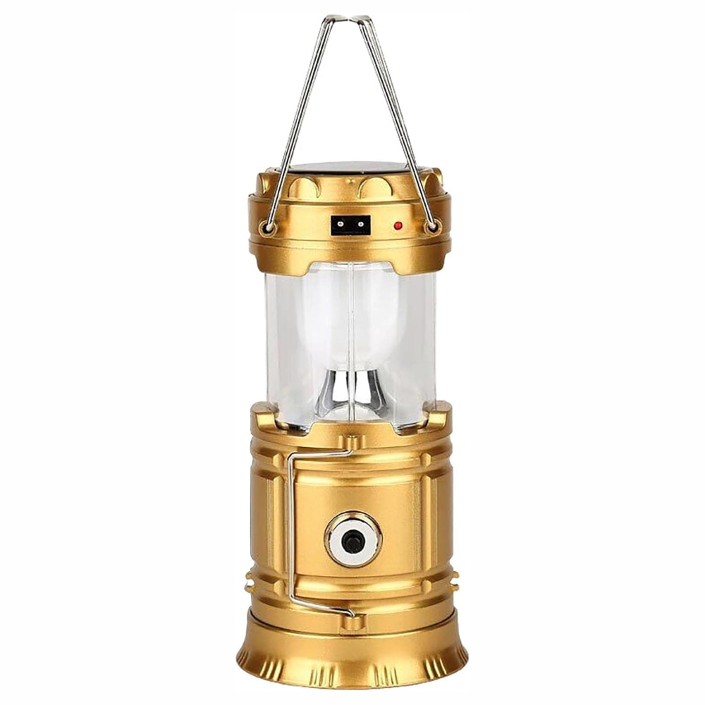 Lampara Solar Recargable Portátil Linterna Para Acampar 6led