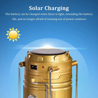 Thumbnail for Lampara Solar Recargable Portátil Linterna Para Acampar 6led
