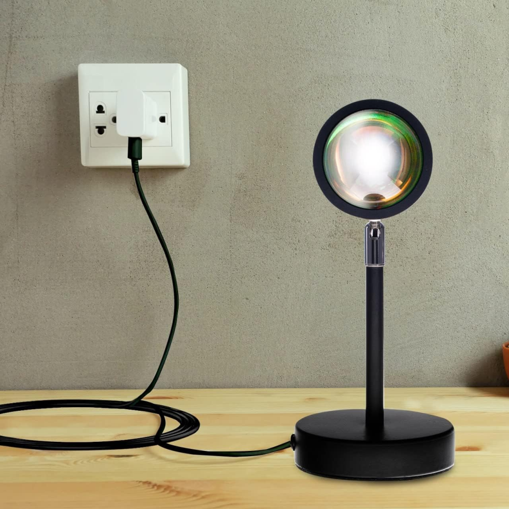 🌅🎉Lampara Sunset Rgb Efecto Atardecer Decoracion Videos Tiktok🌈✨