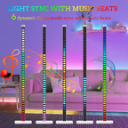 💡🌈Lampara De Pie Rgb Luces Ritmicas 1.20cm Alto App Smart Life🎶✨