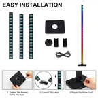 💡🌈Lampara De Pie Rgb Luces Ritmicas 1.20cm Alto App Smart Life🎶✨