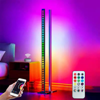 Thumbnail for 💡🌈Lampara De Pie Rgb Luces Ritmicas 1.20cm Alto App Smart Life🎶✨