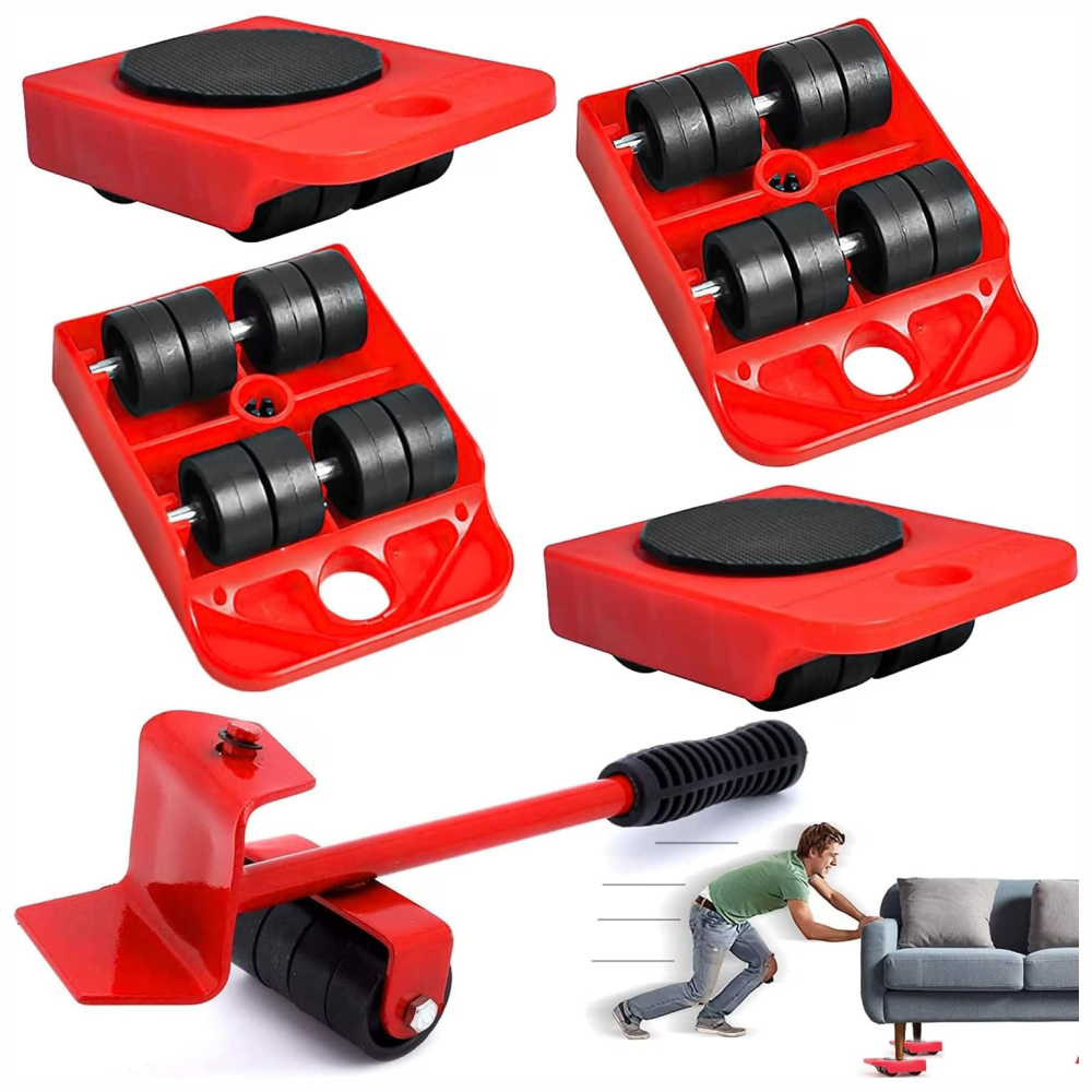 🛠️Palanca Levanta Muebles De Uso Fácil 4 Bases Deslizantes💪