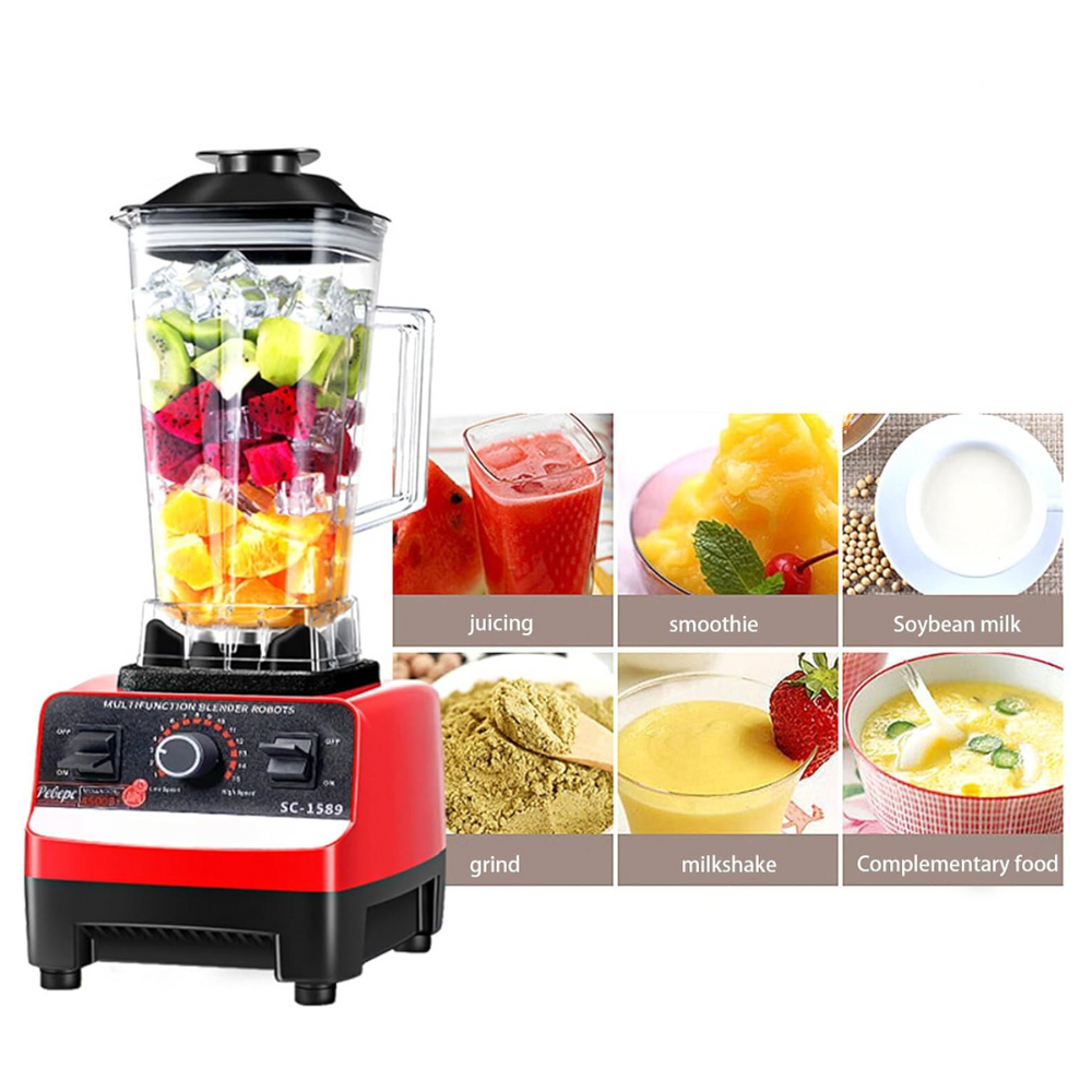 Licuadora Multifuncional Profesional De 5500watts Renahouse