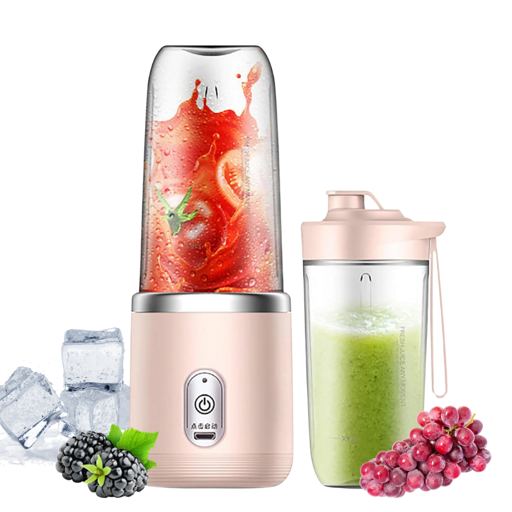 Licuadora Portátil Recargable Potente 20w 6 Cuchillas 310ml