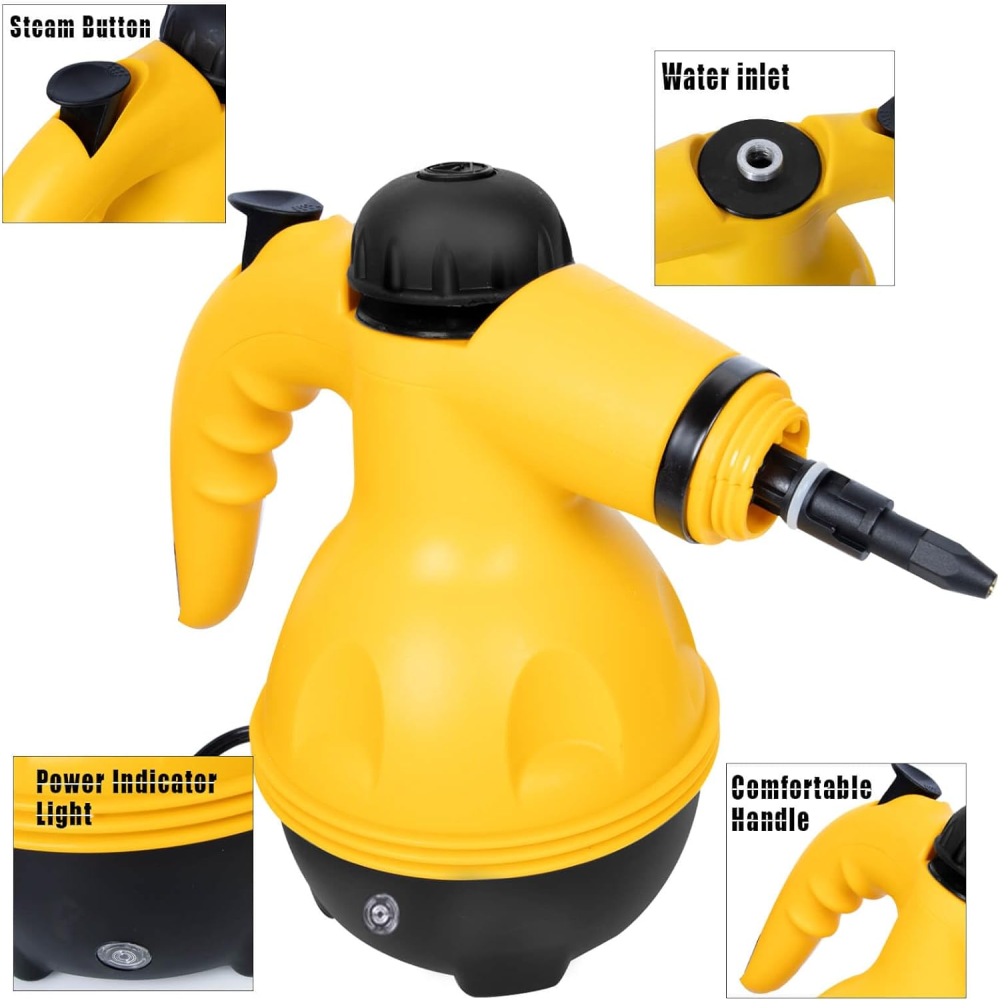 Limpiador A Vapor Multifuncional Steam Cleaner 1000w Df-a001