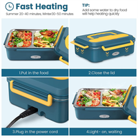 Thumbnail for Lonchera Eléctrica Para Carro Y Oficina Porta Comida 110v12v