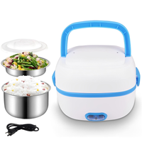 Thumbnail for Lonchera Eléctrica Al Vapor 2 Capas En Acero Multifuncional