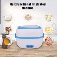 Thumbnail for Lonchera Eléctrica Al Vapor 2 Capas En Acero Multifuncional