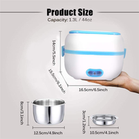 Thumbnail for Lonchera Eléctrica Al Vapor 2 Capas En Acero Multifuncional