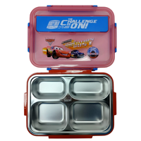 Thumbnail for Lonchera Para Niños 4 Compartimientos Con Palitos Chinos