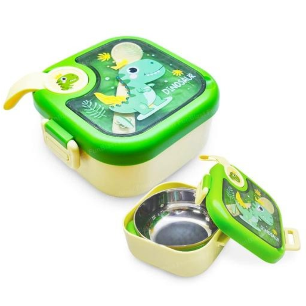 Lonchera Para Niños Con Cuchara Y Tijeras Interior Acero 304