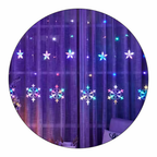 Luces Navideñas Cortina 3 Metros Largo Caida 70cm Multicolor