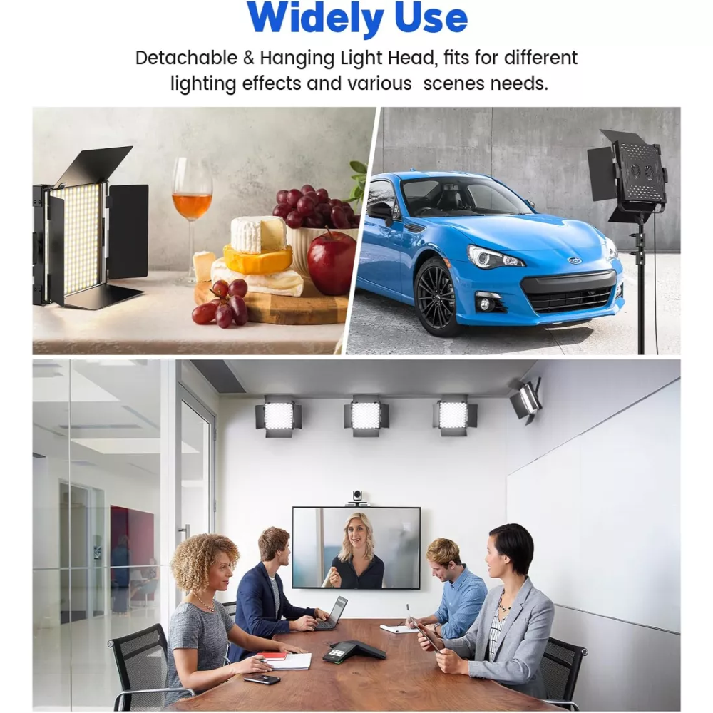 💡Panel Luz Fotografía R600 Rgb Recargable Trípode Control🔥