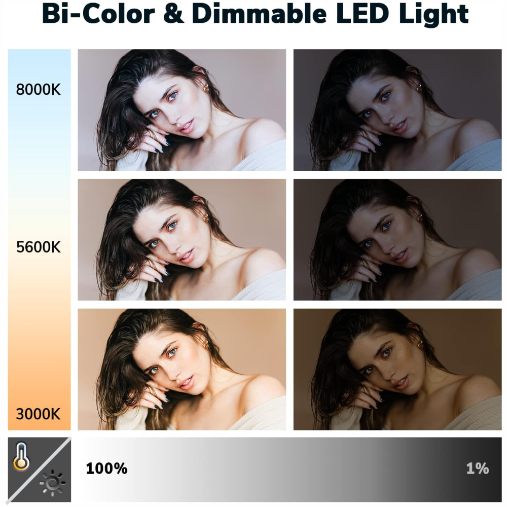 💡Panel Luz Fotografía R600 Rgb Recargable Trípode Control🔥