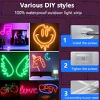 Tira Luz Led Neon Manguera 10 Metros Rítmica Control Remoto