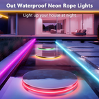 Tira Luz Led Neon Multicolor 5 Metros Rítmica Control Remoto