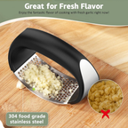 Prensador Machacador Triturador Ajos Cocina Acero Inoxidable