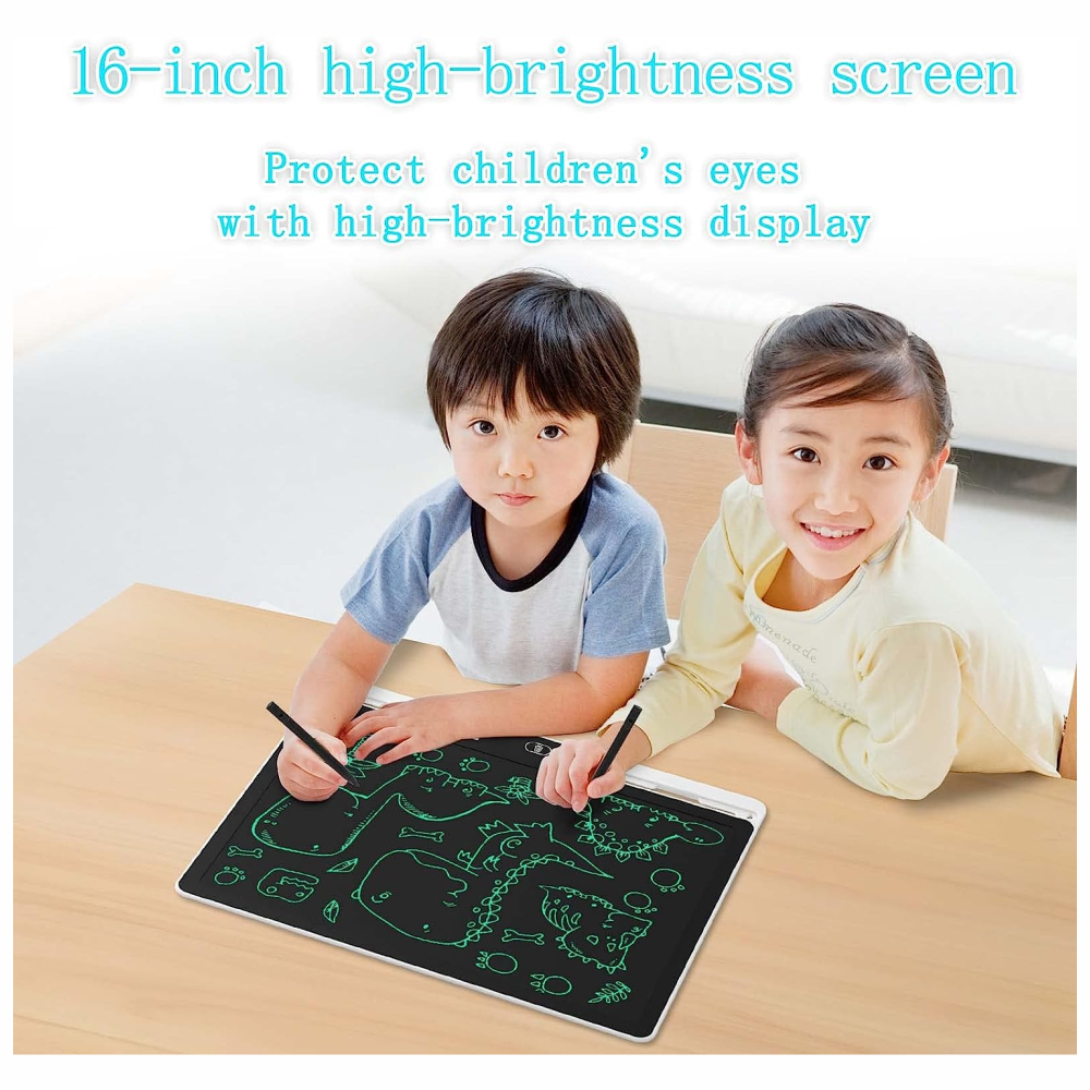 Tabla De Dibujo Magic Pad Neón De 16 Pulgadas Doble Lápiz