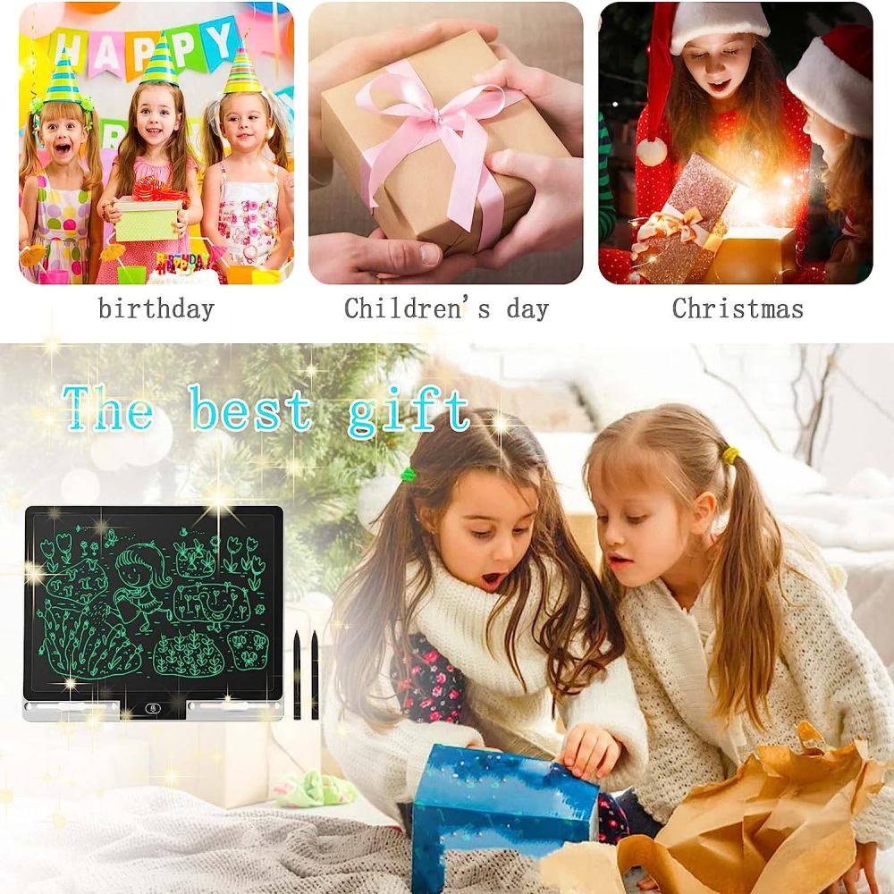 Tabla De Dibujo Magic Pad Neón De 16 Pulgadas Doble Lápiz