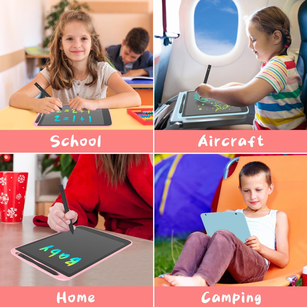 Tablero Mágico Tablero De Notas Lcd Dibujo Y Escritura 12