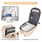 Maleta De Mano Para Cabina Bolsillo De Zapatos + Organizador
