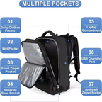 Maleta De Mano Para Cabina Bolsillo De Zapatos + Organizador