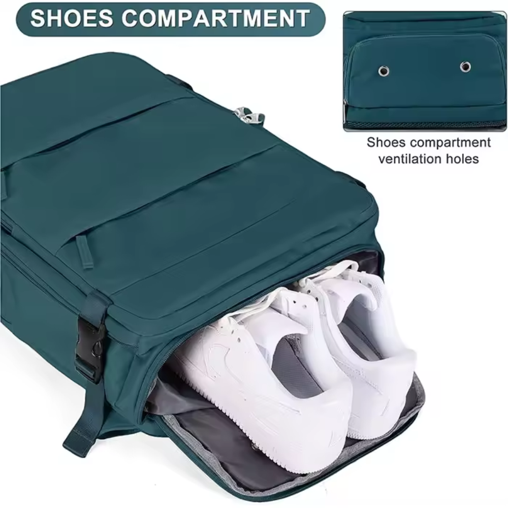 Maleta De Mano Para Cabina Bolsillo De Zapatos + Organizador
