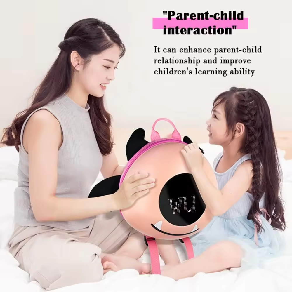 🎒✨Maleta Para Niños Con Pantalla Led Monsters In + Power Bank🌈