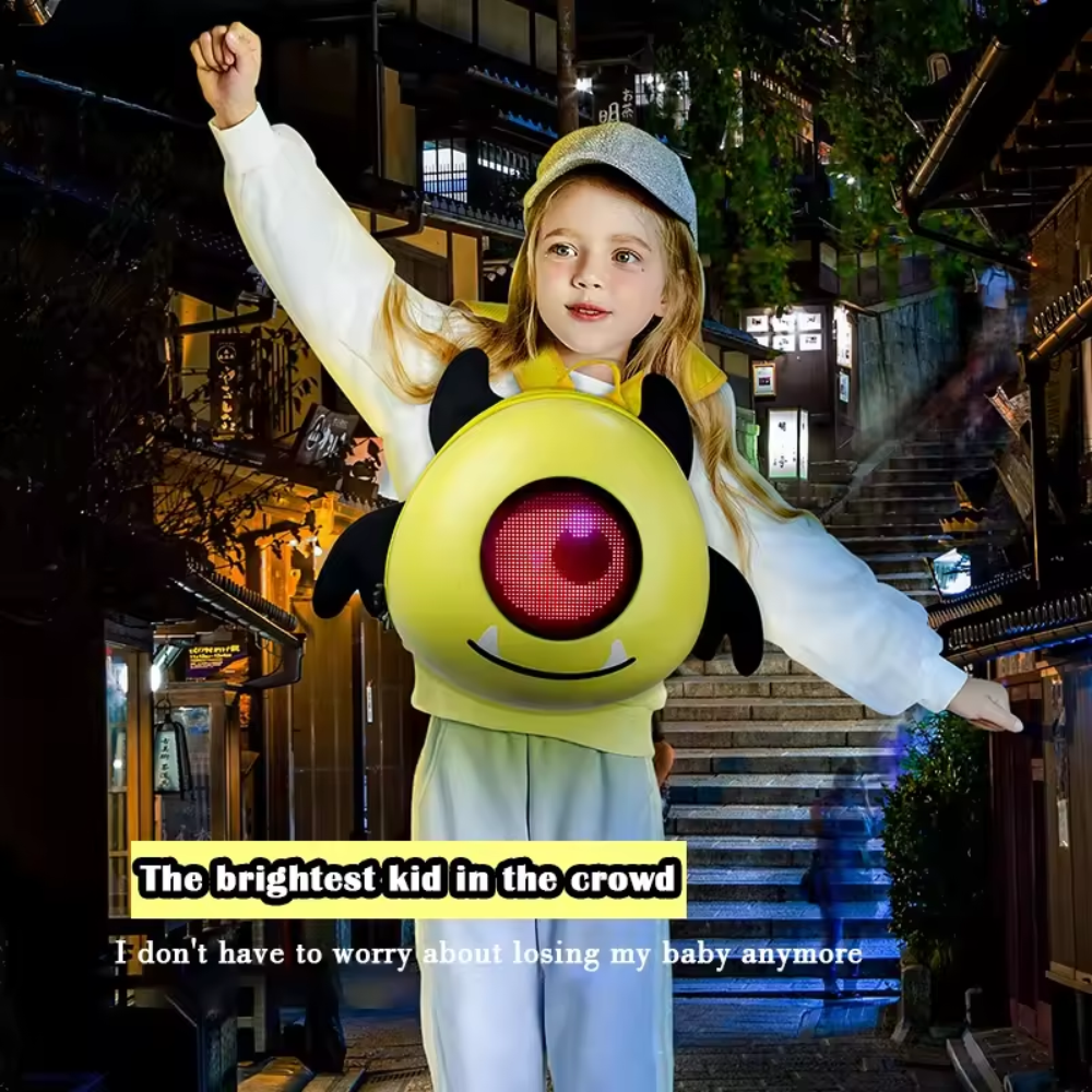 🎒✨Maleta Para Niños Con Pantalla Led Monsters In + Power Bank🌈