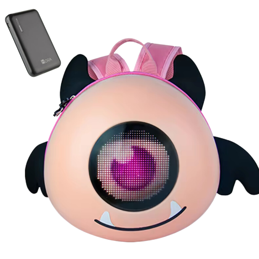 🎒✨Maleta Para Niños Con Pantalla Led Monsters In + Power Bank🌈