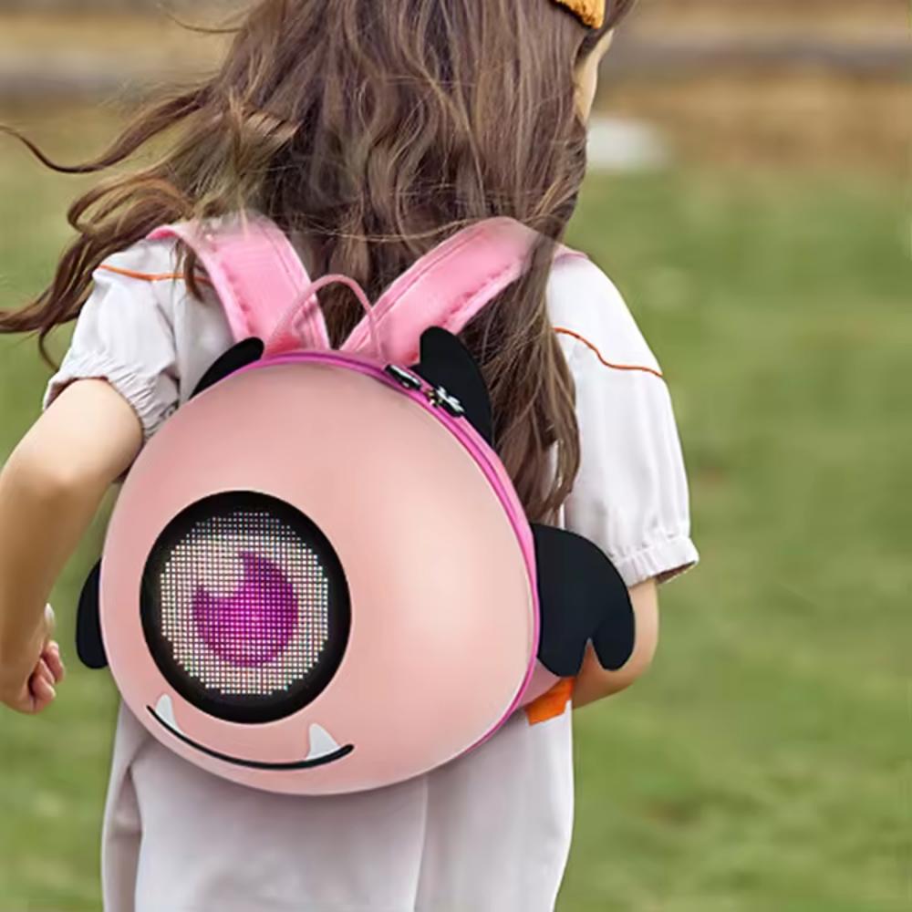 🎒✨Maleta Para Niños Con Pantalla Led Monsters In + Power Bank🌈