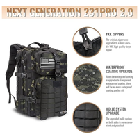 Thumbnail for Maleta Táctica Militar Impermeable Tela Oxford 300d 42lts