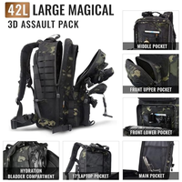 Thumbnail for Maleta Táctica Militar Impermeable Tela Oxford 300d 42lts