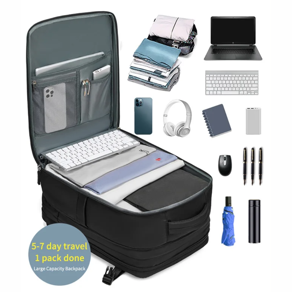 Maleta De Mano Amazon Para Cabina Viajera + Organizador 6pcs