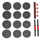 Kit De Mancuernas De 20kg Termo Forrada Con Barra
