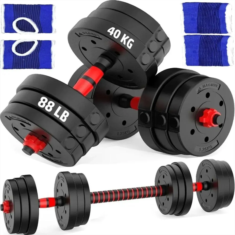 Kit De Pesas 40 Kg Ejercicio Mancuernas Termoformadas