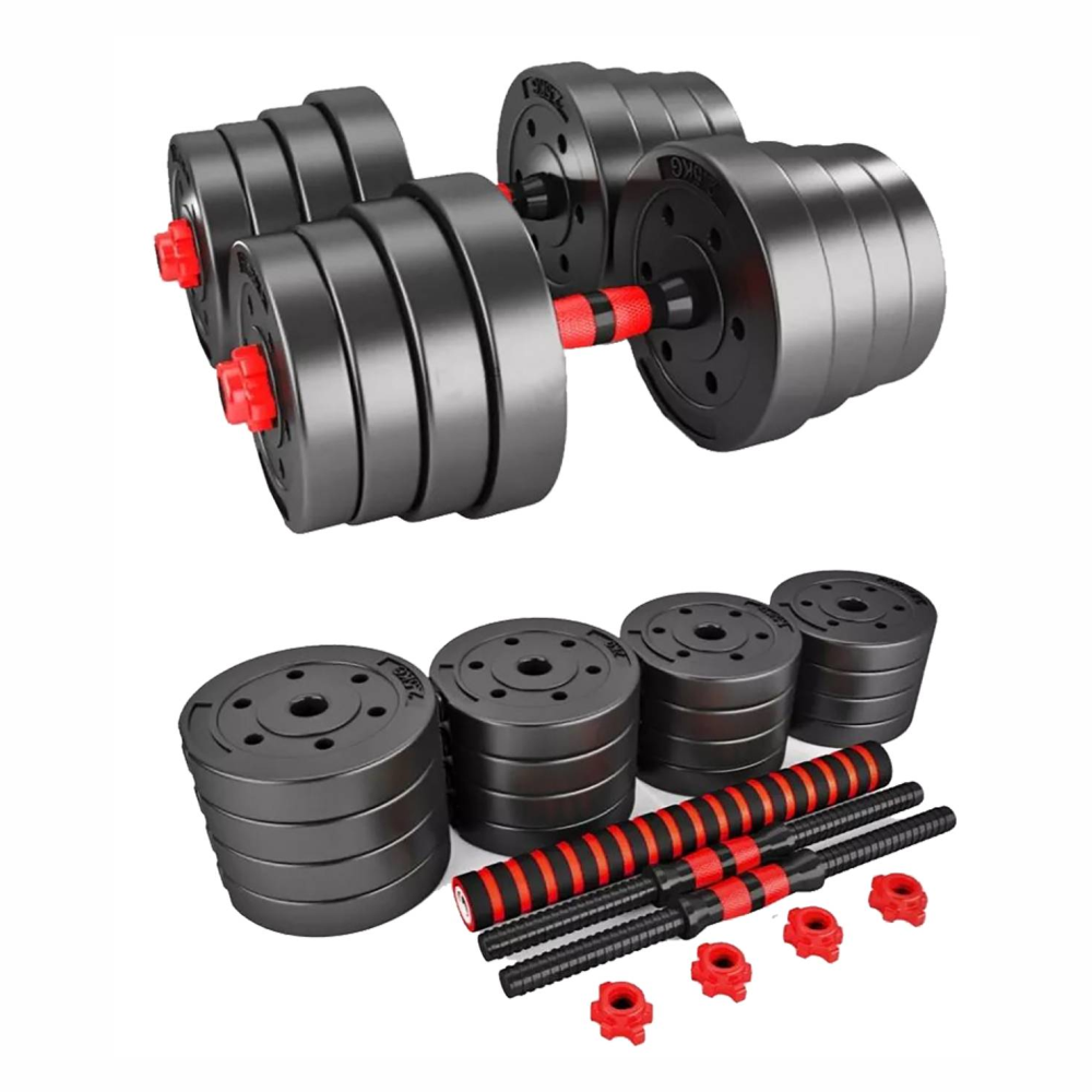 Kit De Pesas 40 Kg Ejercicio Mancuernas Termoformadas