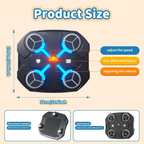 Maquina De Boxeo Musical Bluetooth Para Niños Con Guantes