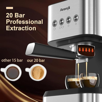 Thumbnail for Maquina Para Cafe Expreso Capuchino Latte 1350w 20bar Aeomjk