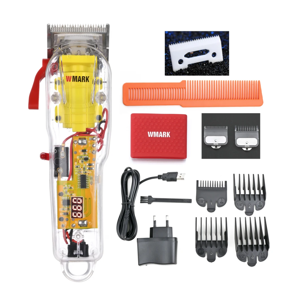 Maquina De Peluqueria Profesional Wmark Recargable Ng108 Pro