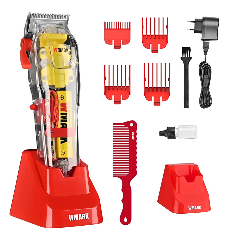 Maquina De Peluqueria Profesional Wmark Recargable Ng108 Pro