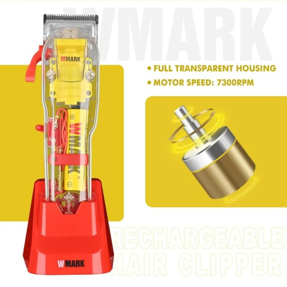 Maquina De Peluqueria Profesional Wmark Recargable Ng108 Pro