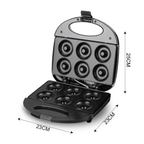 Maquina Para Hacer Mini Donas 6 Puestos 1000w Antiadherente