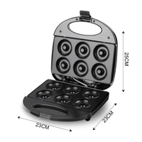 Thumbnail for Maquina Para Hacer Mini Donas 6 Puestos 1000w Antiadherente