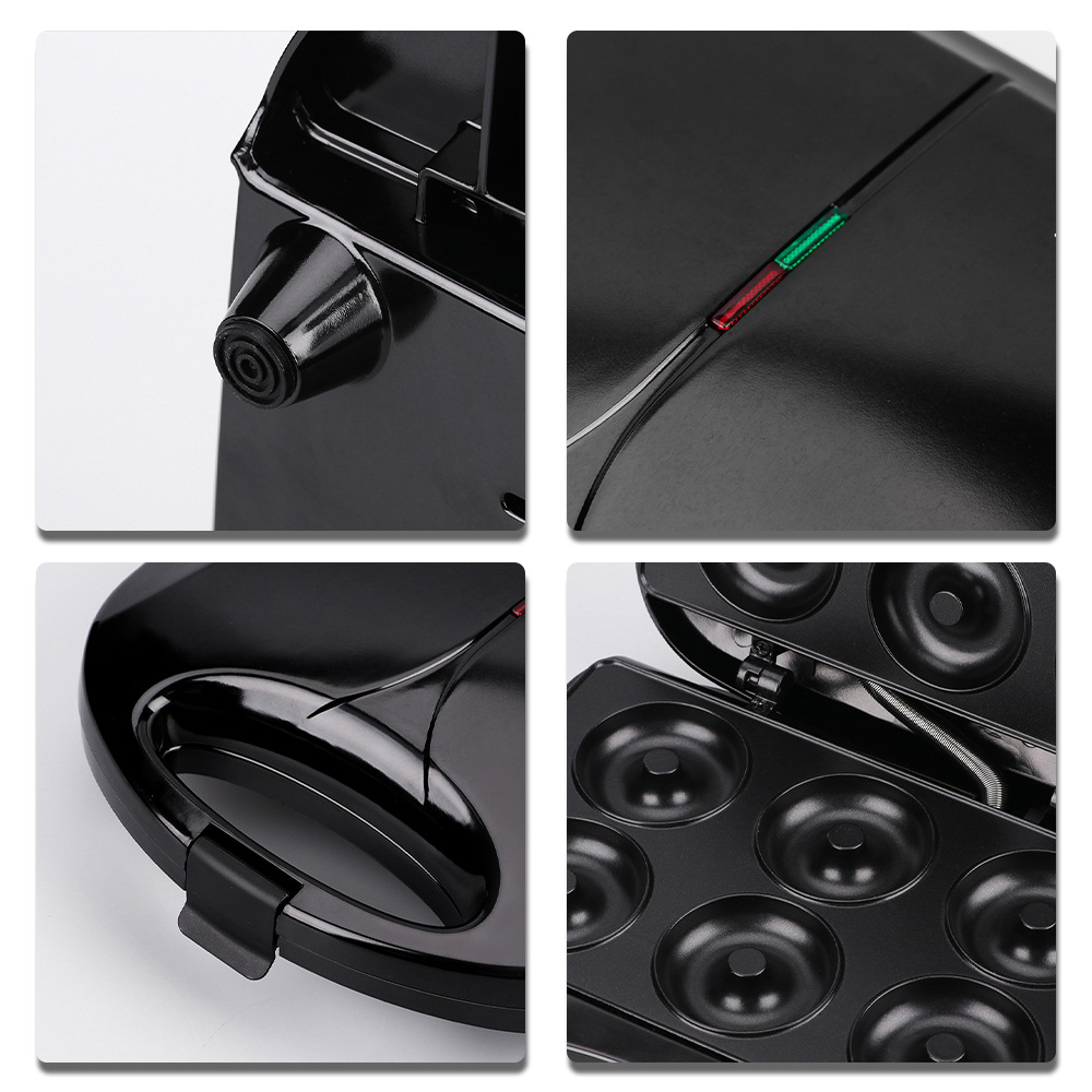 Maquina Para Hacer Mini Donas 6 Puestos 1000w Antiadherente