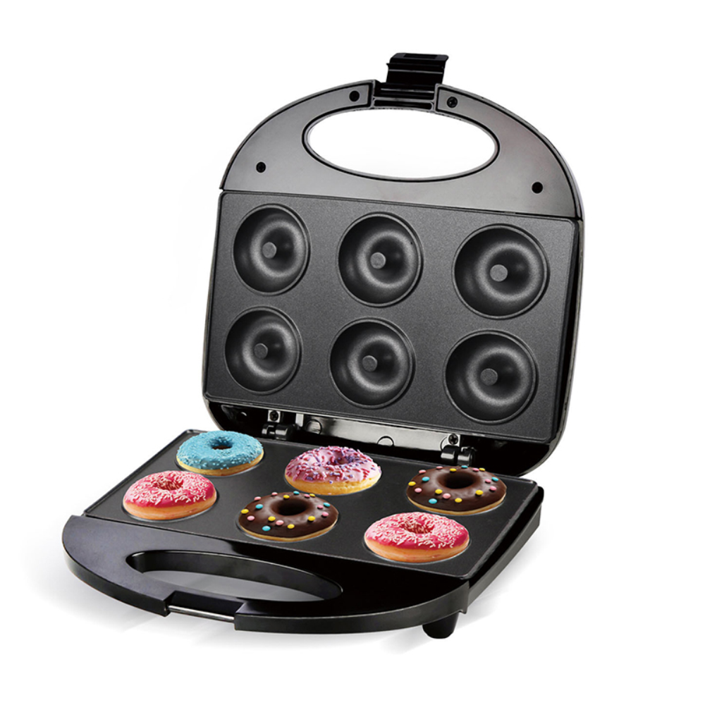 Maquina Para Hacer Mini Donas 6 Puestos 1000w Antiadherente