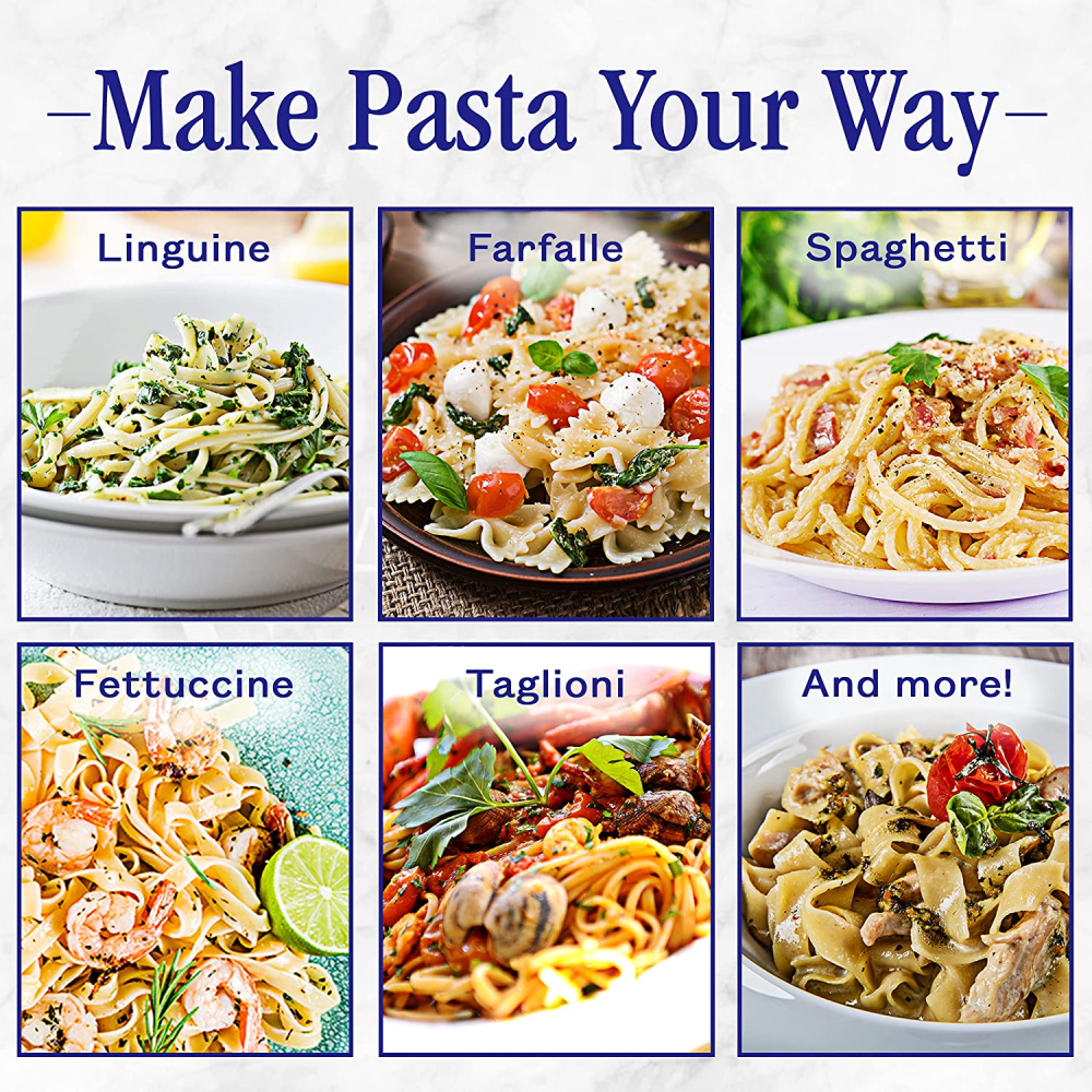 Maquina Hacer Pasta Manual Rollera Spaguetti Ajusta Espesor