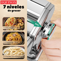 Maquina Para Hacer Pasta Equinox Original 7espesor Ajustable