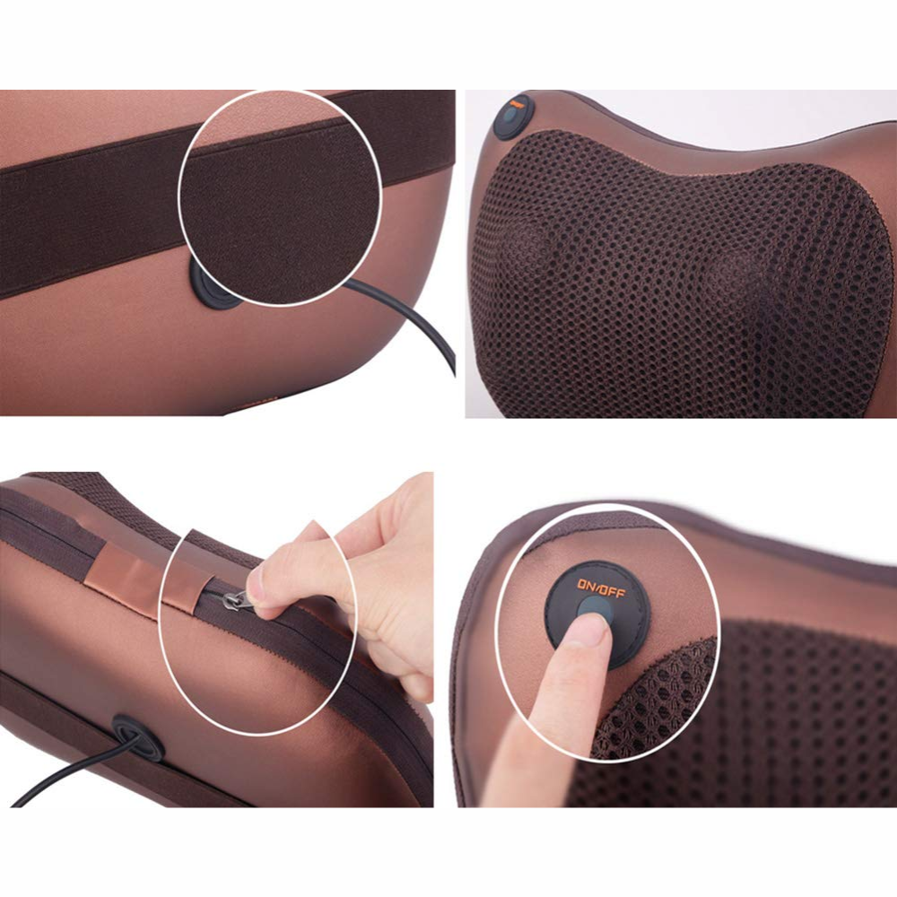 Masajeador Corporal Eléctrico Almohada 110v 12v